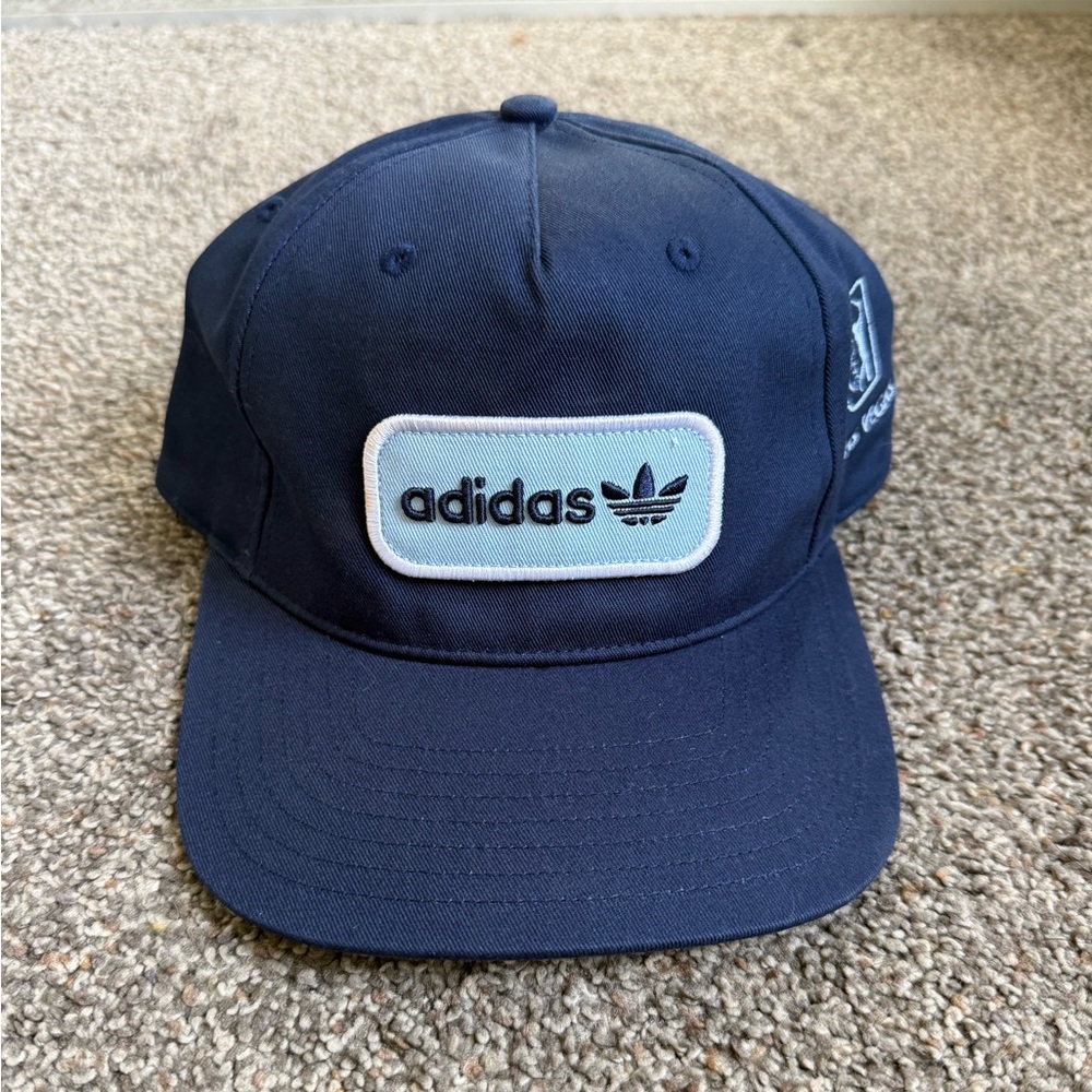 OG patch Navy blue Adidas, golf hat brand new